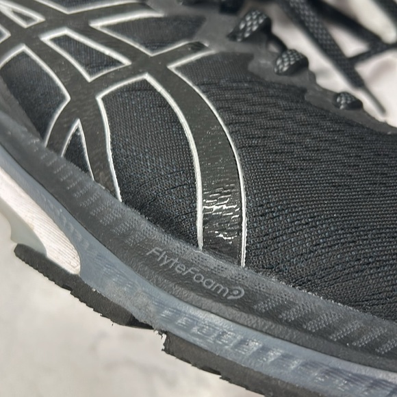 ASICS GEL KAYANO 27 MENS SNEAKERS 13 Extra Wide Black Silver - Picture 5 of 16